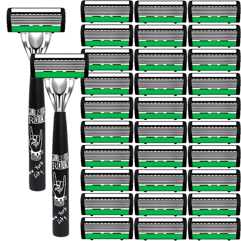 Safety Razor Handle - 고품질 남성용 안전 면도날 6중 독일산