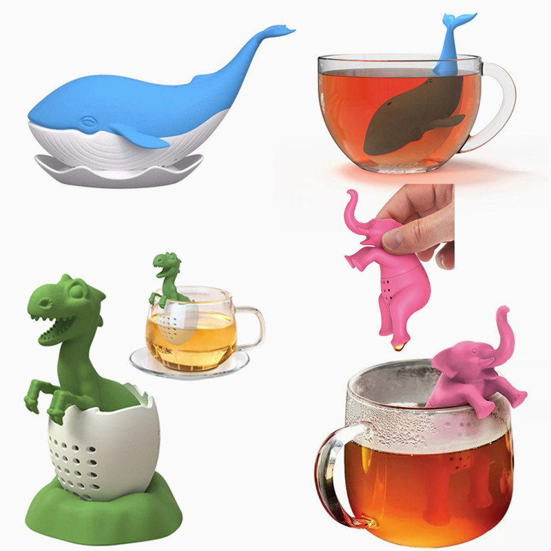 Loose Leaf Tea Infuser - 차 주입기 실리콘 차 여과기 홍차
