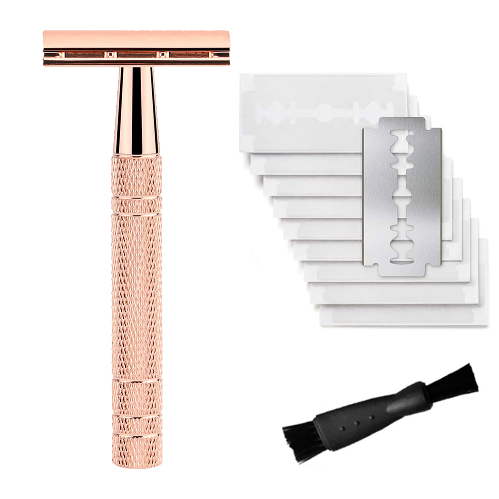Safety Razor Handle - 재사용 가능한 더블 엣지 안전 면도기,