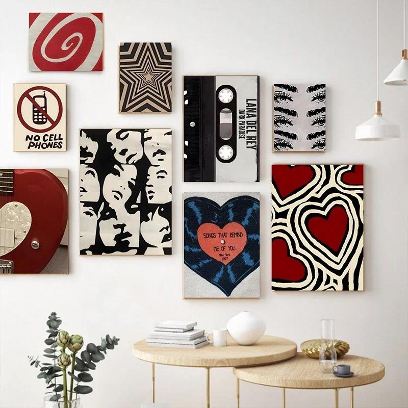 Sustainable Living Eco Friendly - 포스터 Y2K 록 스타일 캔버스 그림