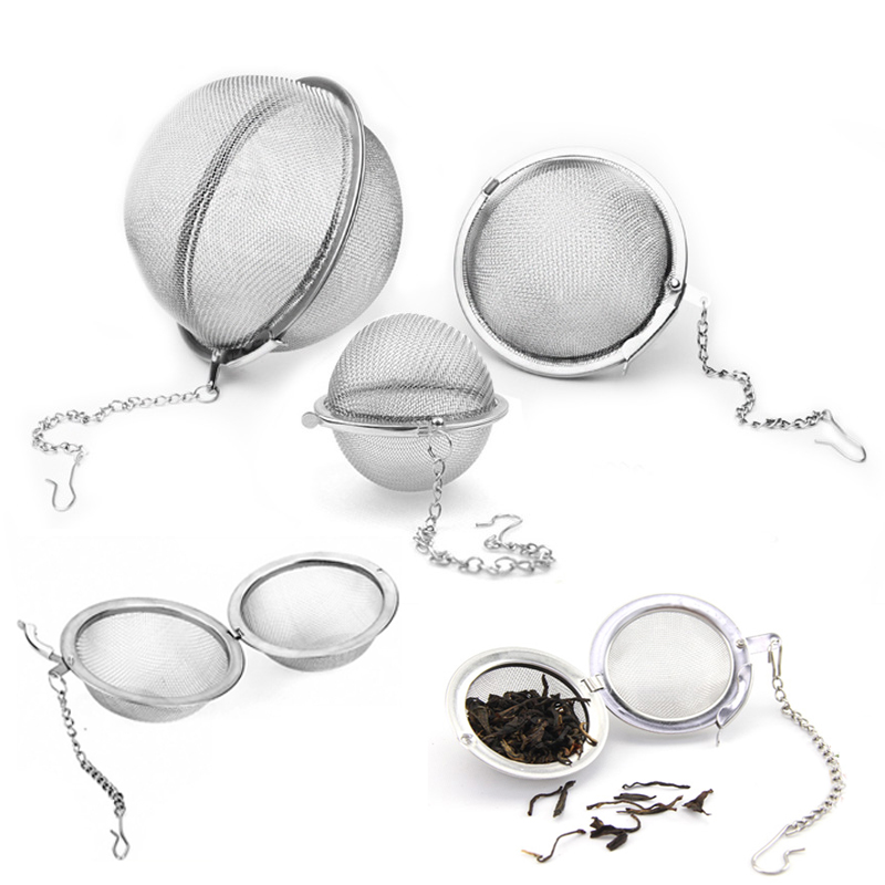 1-5개입 차 여과기 스테인리스 스틸 메쉬 티볼 차 여 - Loose Leaf Tea Infuser 리뷰 및 가격