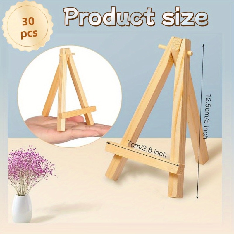 30개 미니 나무 이젤 스탠드 A형 테이블탑 페인팅 디 - Sustainable Living Eco Friendly 리뷰 및 가격