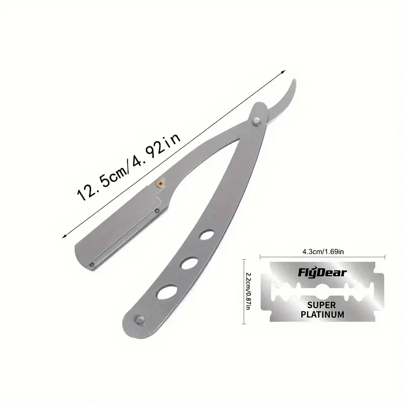 제모칼 남성용 면도날 접이식 일자형 안전 수동 면도기  - Safety Razor Handle 리뷰 및 가격
