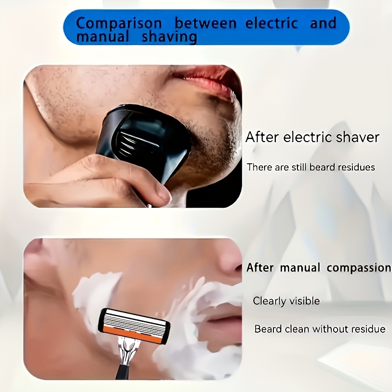 금속 손잡이 수동 전문 얼굴 관리 수염 3중날 안전 면 - Safety Razor Handle 리뷰 및 가격