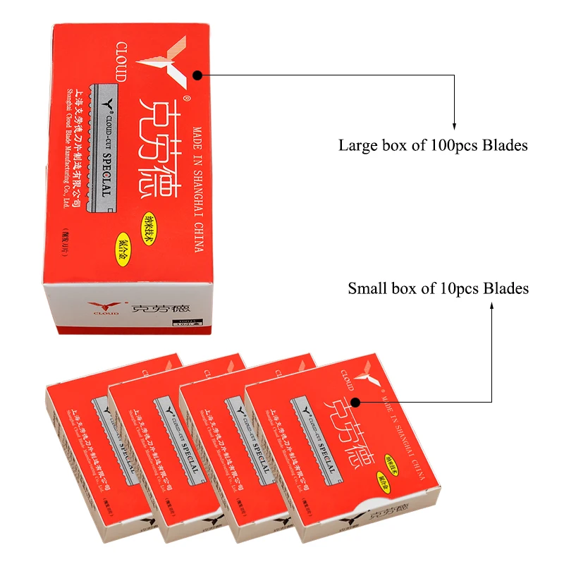 Meisha 50/100pcs 안전 헤어 트리밍 면도날 - Safety Razor Handle 리뷰 및 가격
