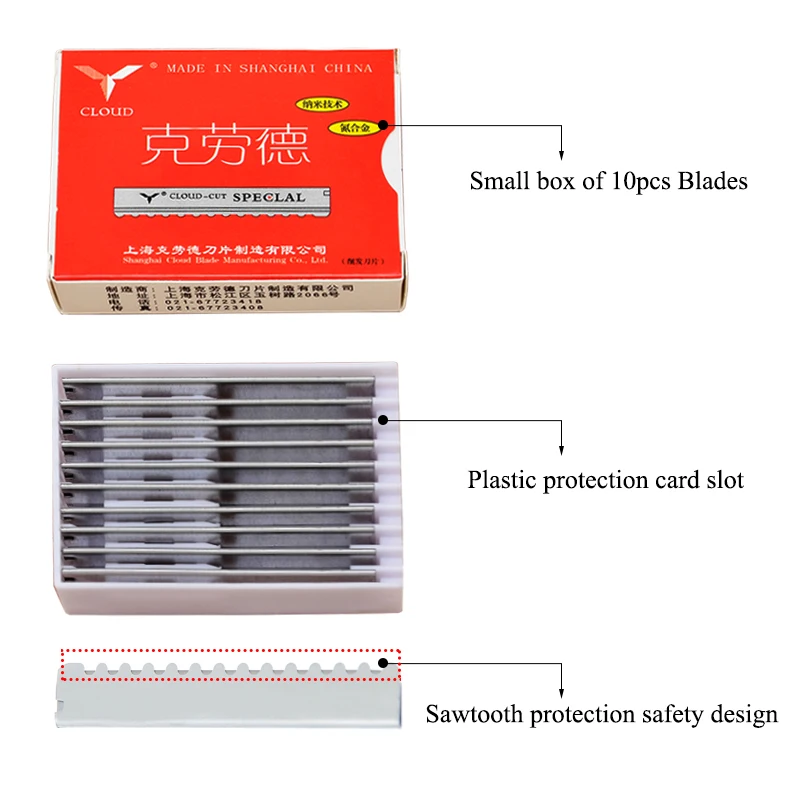 Meisha 50/100pcs 안전 헤어 트리밍 면도날 - Safety Razor Handle 리뷰 및 가격