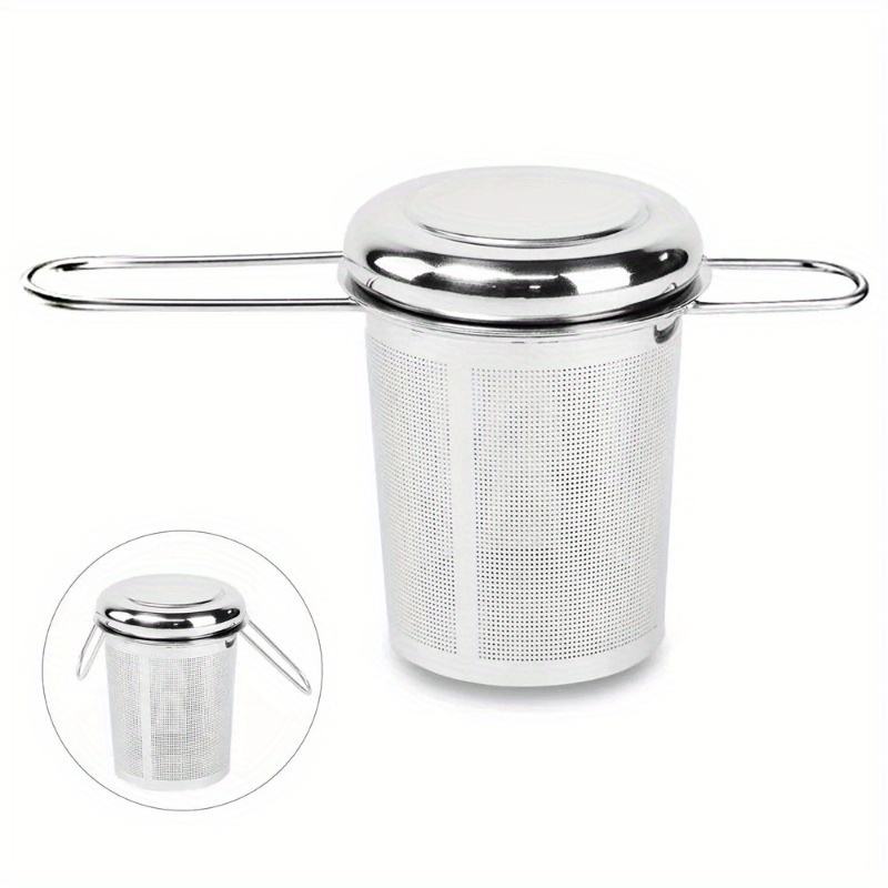 스테인리스 스틸 메쉬 차망 뚜껑 포함 재사용 가능 컵  - Loose Leaf Tea Infuser 리뷰 및 가격