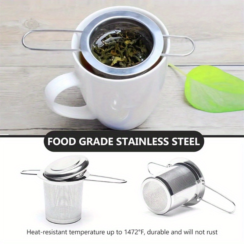 스테인리스 스틸 메쉬 차망 뚜껑 포함 재사용 가능 컵  - Loose Leaf Tea Infuser 리뷰 및 가격