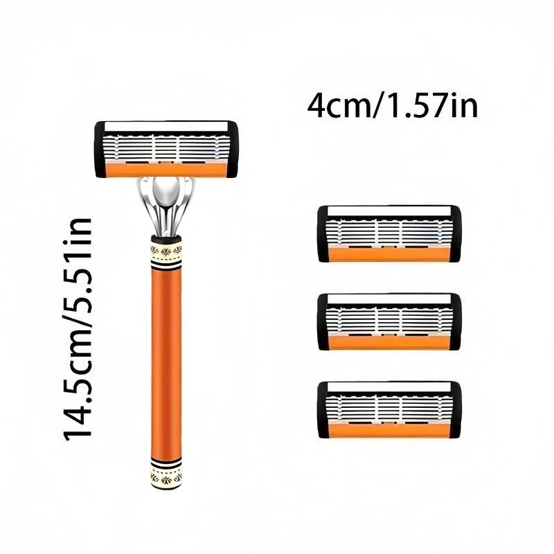 레이저 클래식 6겹 안전 면도기 남성용 면도 및 여성용 - Safety Razor Handle 리뷰 및 가격