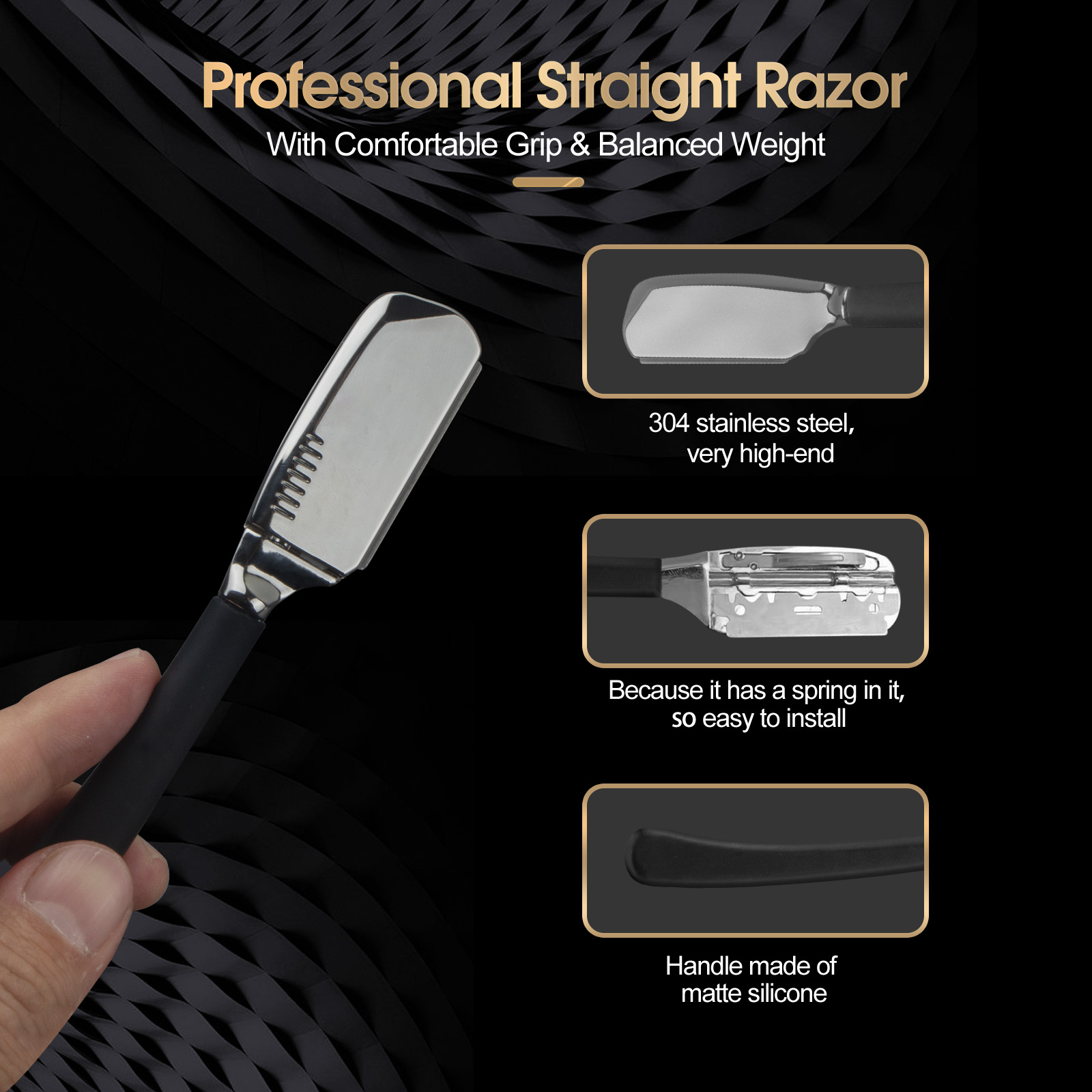 1개입 프로 바버 수염 면도기 남성용 제모 도구 아연  - Safety Razor Handle 리뷰 및 가격