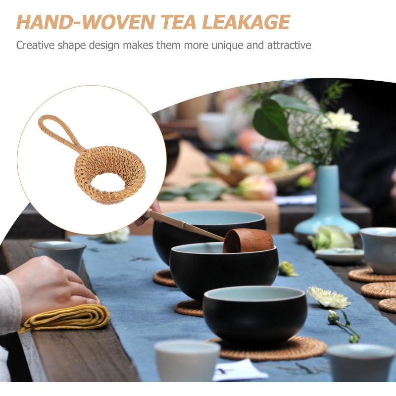 라탄 차망 손수 제작된 차 인퓨저, 고운 메쉬로 루즈  - Loose Leaf Tea Infuser 리뷰 및 가격