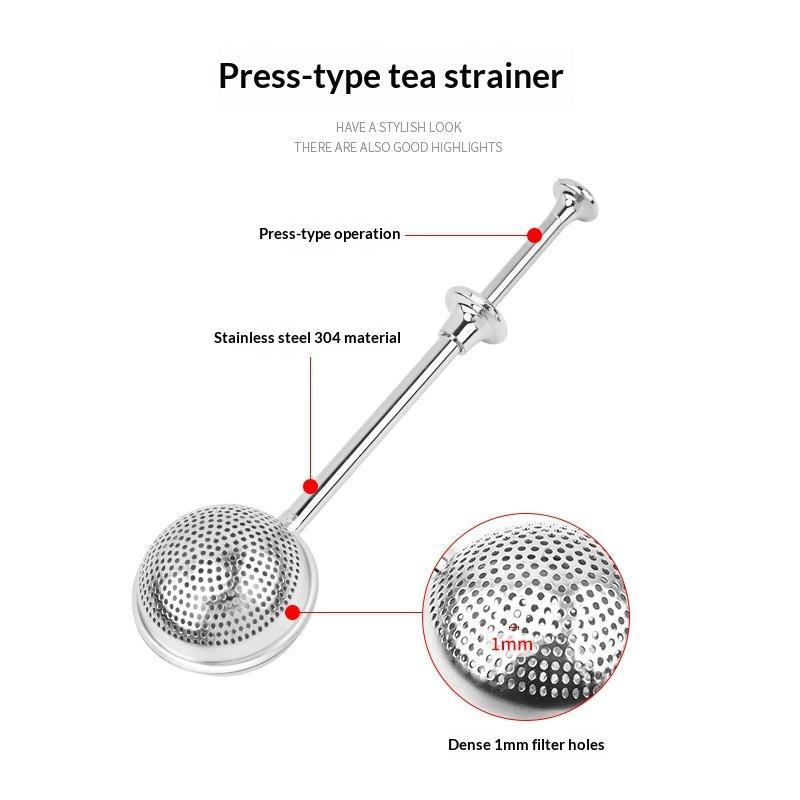 긴 손잡이가 있는 스테인리스 스틸 차망, 미세한 메쉬, - Loose Leaf Tea Infuser 리뷰 및 가격